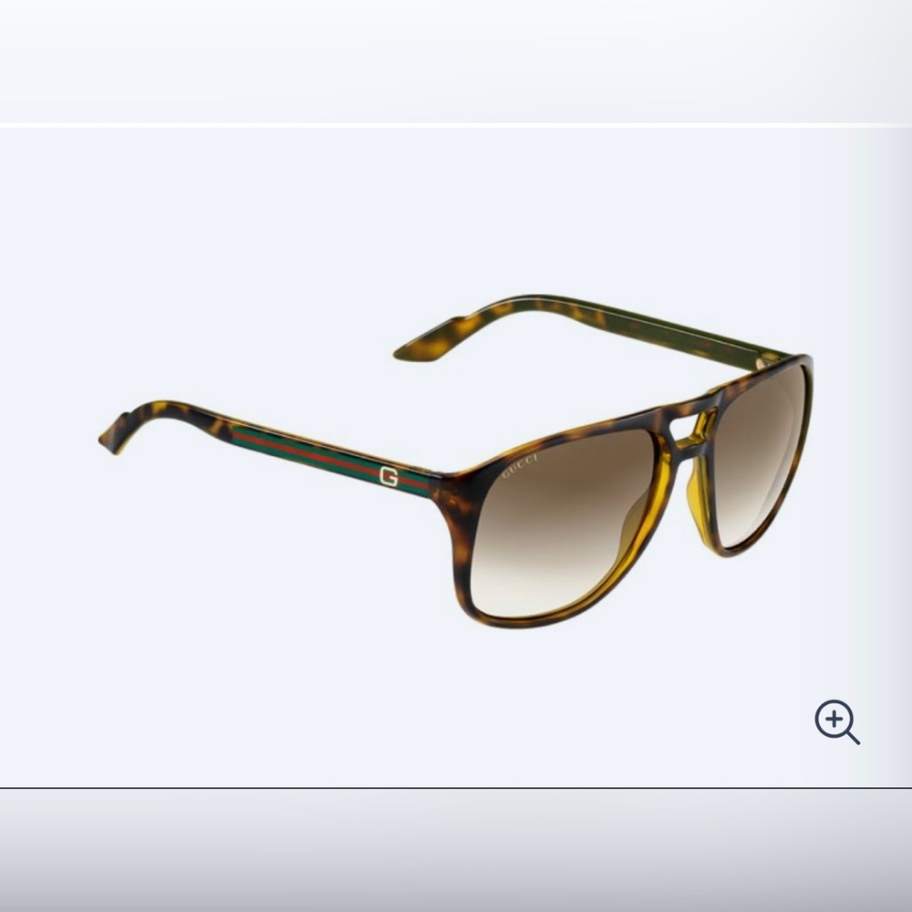 Gucci aviator sunglasses. 1018/S Havana. Good condition.